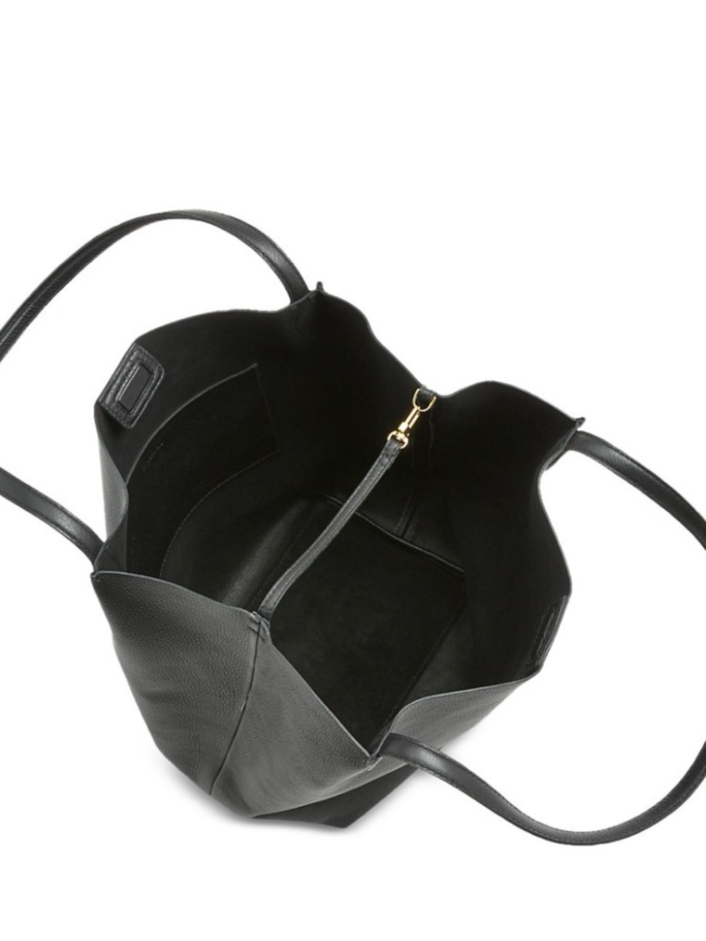 NWT Madewell Black Pebbled Leather Shopper Tote - Picture 6 of 11